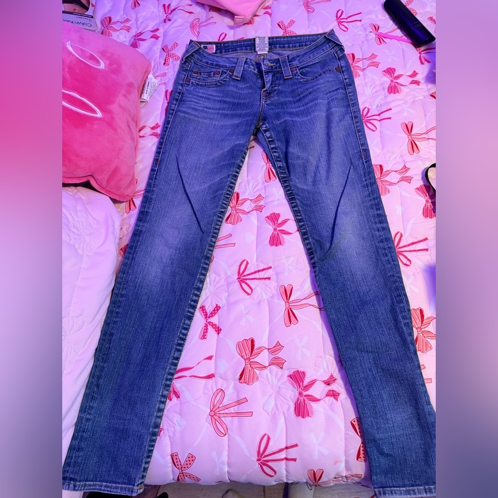 True religion Women's Blue Skinny Jeans